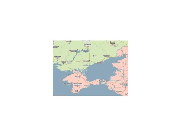 Между Херсонской областью Украины и Крымом установлена граница