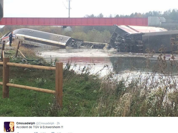 Во Франции поезд сошел с рельсов, есть погибшие и раненые