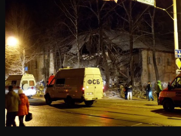 В Перми в результате взрыва газа обрушились два подъезда жилого дома