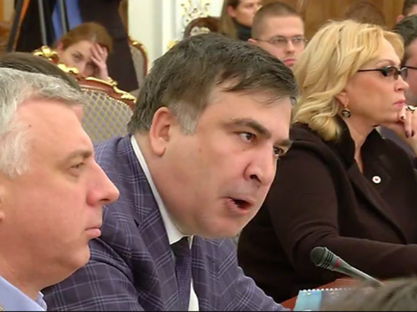 Арсен Аваков обнародовал видео перепалки с Саакашвили