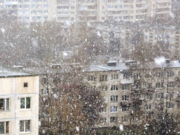 Апрельский снег пришел, как обещали