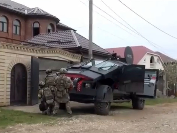 ФСБ использовало броневик "Каратель" в Дагестане