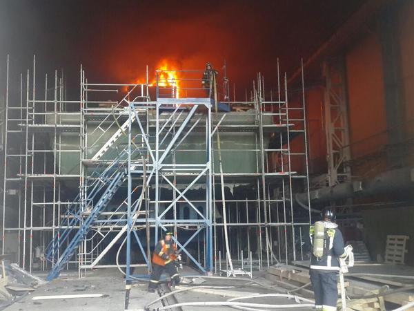 В Понтонном горит тральщик для Минобороны «Георгий Курбатов»