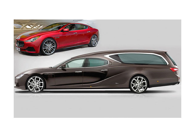 Из Maserati Ghibli сделали роскошный катафалк