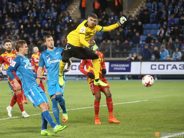 «Зенит» - «Арсенал»: после первого тайма 0:0