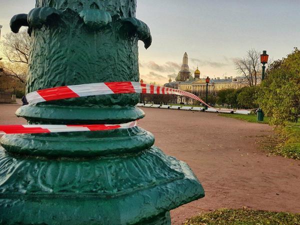Оппозиционеры решили спасти горожан и огородили Марсово поле. Активистам запретили туда выходить из соображений безопасности