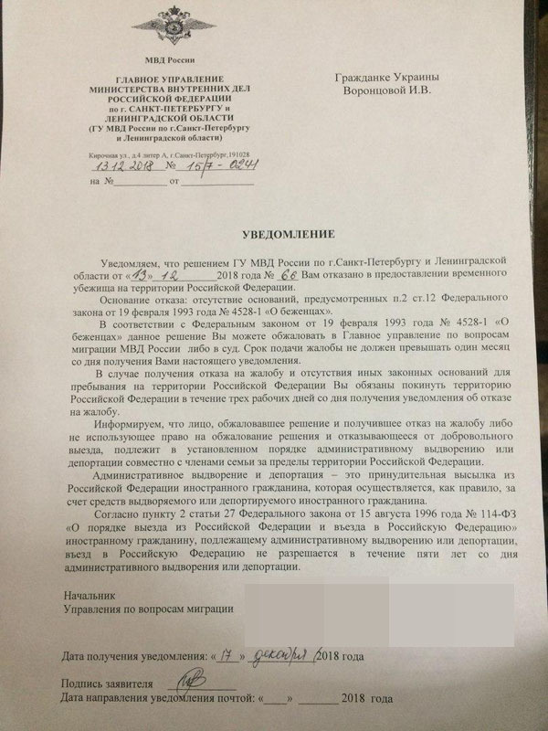 предоставлено Анастасией Воронцовой