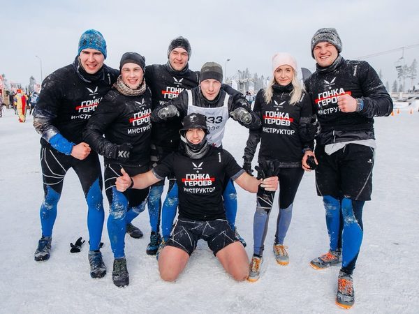 Первая зимняя «Гонка героев» в Петербурге собрала 2 тысячи участников
