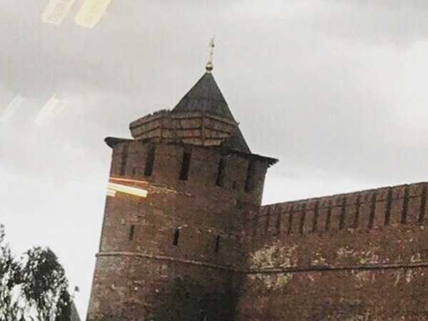 Ураган сорвал крышу с нижегородского кремля