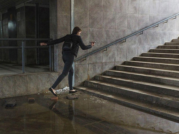 Из нового подземного перехода на Удельной некому откачать воду