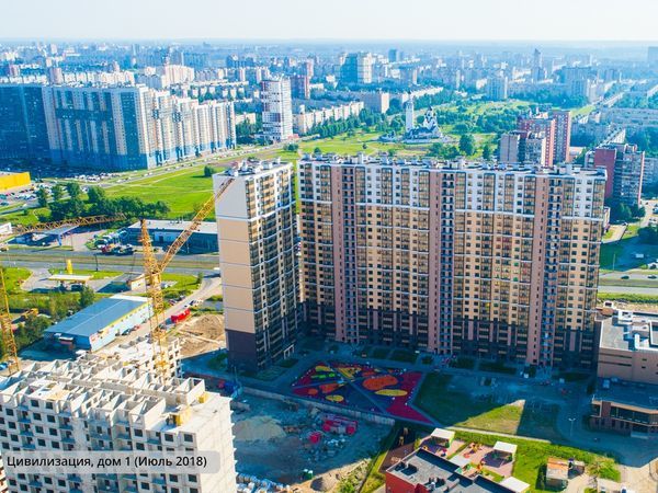 В «Цивилизации» достроен первый дом