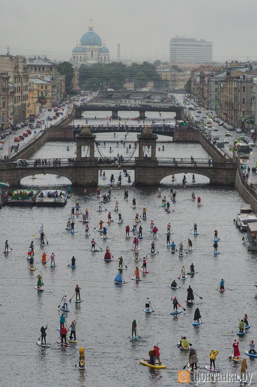 Фестиваль «Фонтанка-SUP» в прямом эфире (Иллюстрация 25 из 45) (Фото: Михаил Огнев)