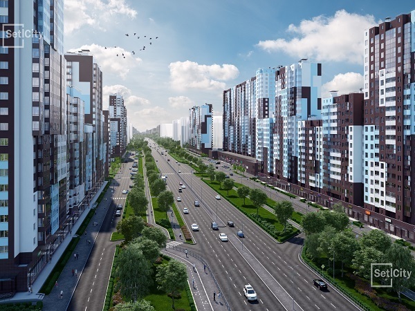 Setl City строит продолжение Комендантского проспекта