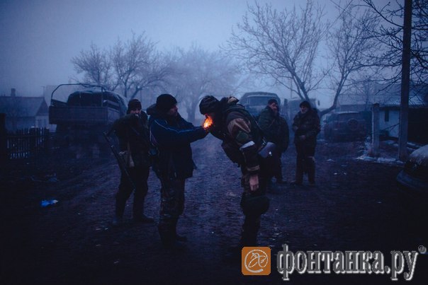добровольцы под Углегорском