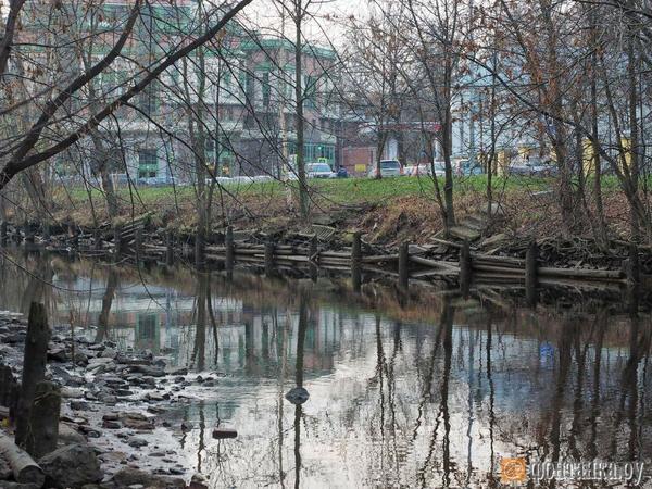 Восточный ветер обмелил залив и реки Петербурга. Вода ушла на несколько дней