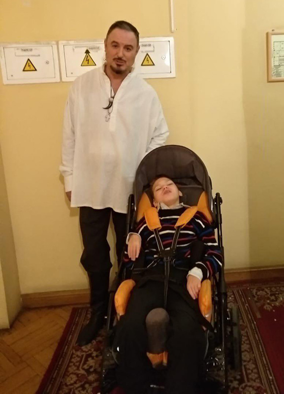 Максим Леонидов и Ваня//из личного архива