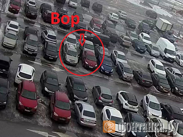 «Борсеточник» у «Лондон Молла» за секунды обчистил автомобиль. Удача подвела его через 50 шагов