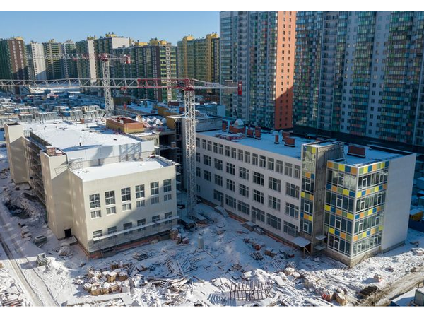 ГК «Полис Групп» планирует достроить школу в Мурино к концу 2019 года
