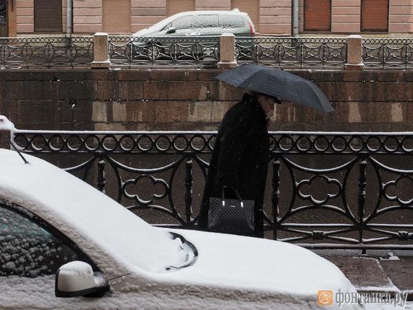 В Петербург вернулась зима