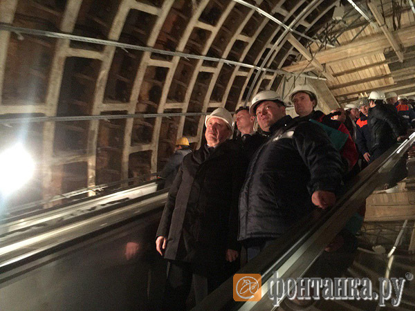 Как Беглов ободрил строителей петербургской подземки
