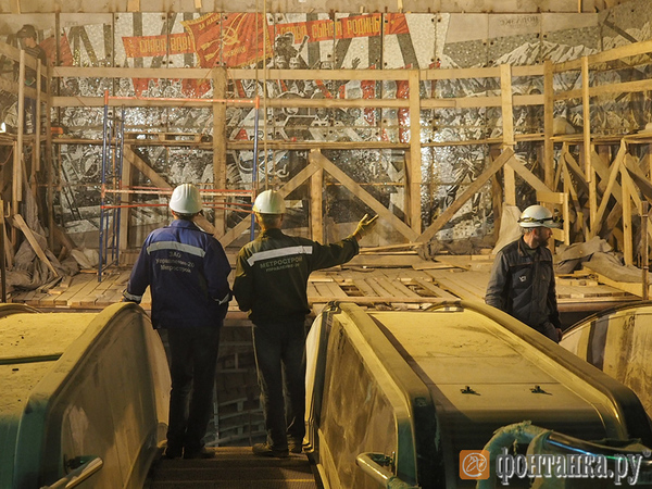 «Метрострой» показал, как выглядит «Проспект Славы» за полтора месяца до открытия