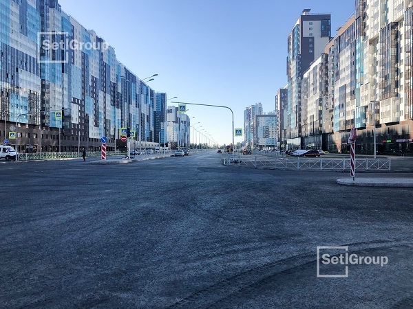 Setl Group построил новый участок Комендантского проспекта