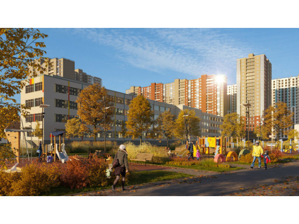 «Цветной город» от «Группы ЛСР»: начались продажи квартир в новом доме