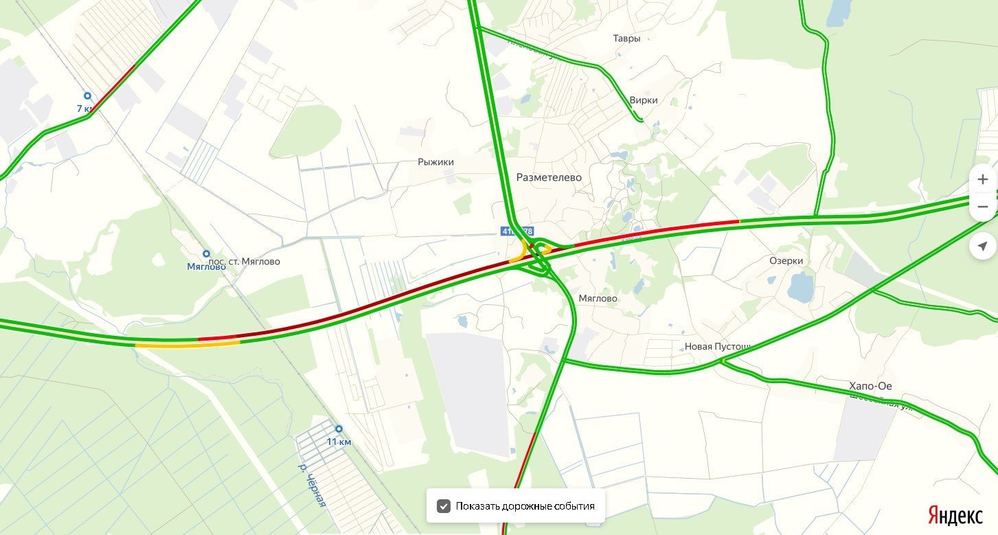 Пробки на мурманском шоссе онлайн сейчас карта