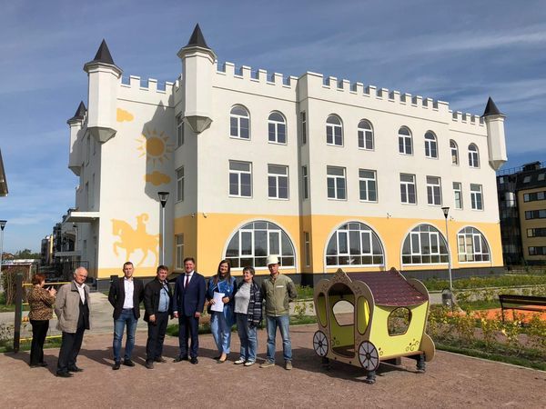 Детский сад-замок в Юттери посетила комиссия конкурса «Лидер строительного качества»