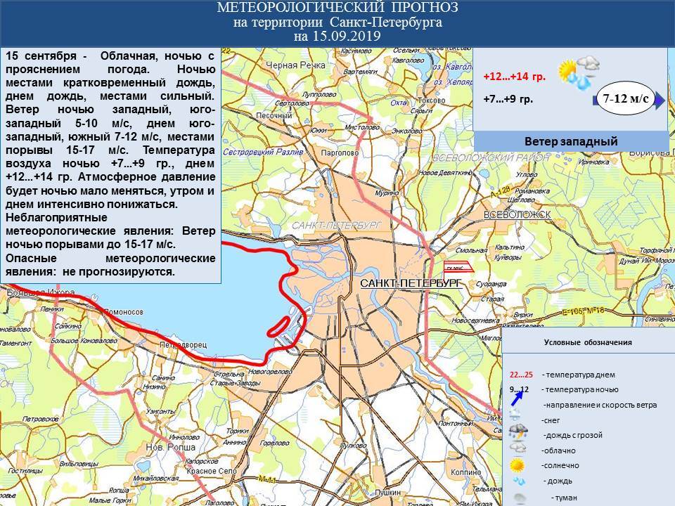 Погода в петербурге карта осадков